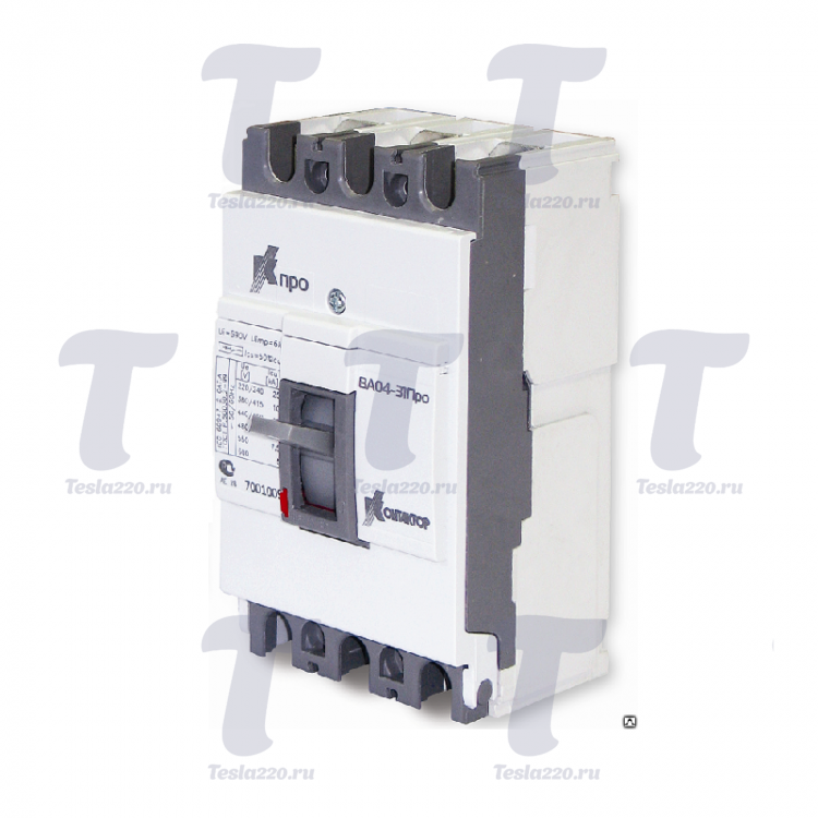 Купить Автоматический выключатель ВА04-31Про 3P 20А Icu-10kA (125C)  