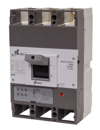 Купить Автоматический выключатель ВА50-43Про GF 3P 630А Icu-70kA (1600П)  