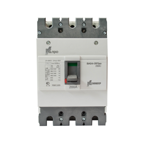 Купить Автоматический выключатель ВА04-35Про 3P 125А Icu-18kA (250C)  