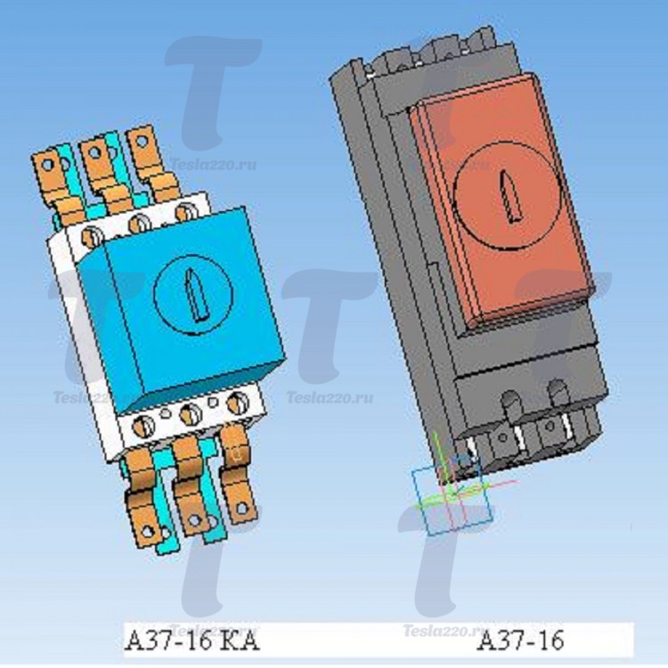 Купить Автоматический выключатель А3718КА ЭП стационарный на базе ВА51-35 